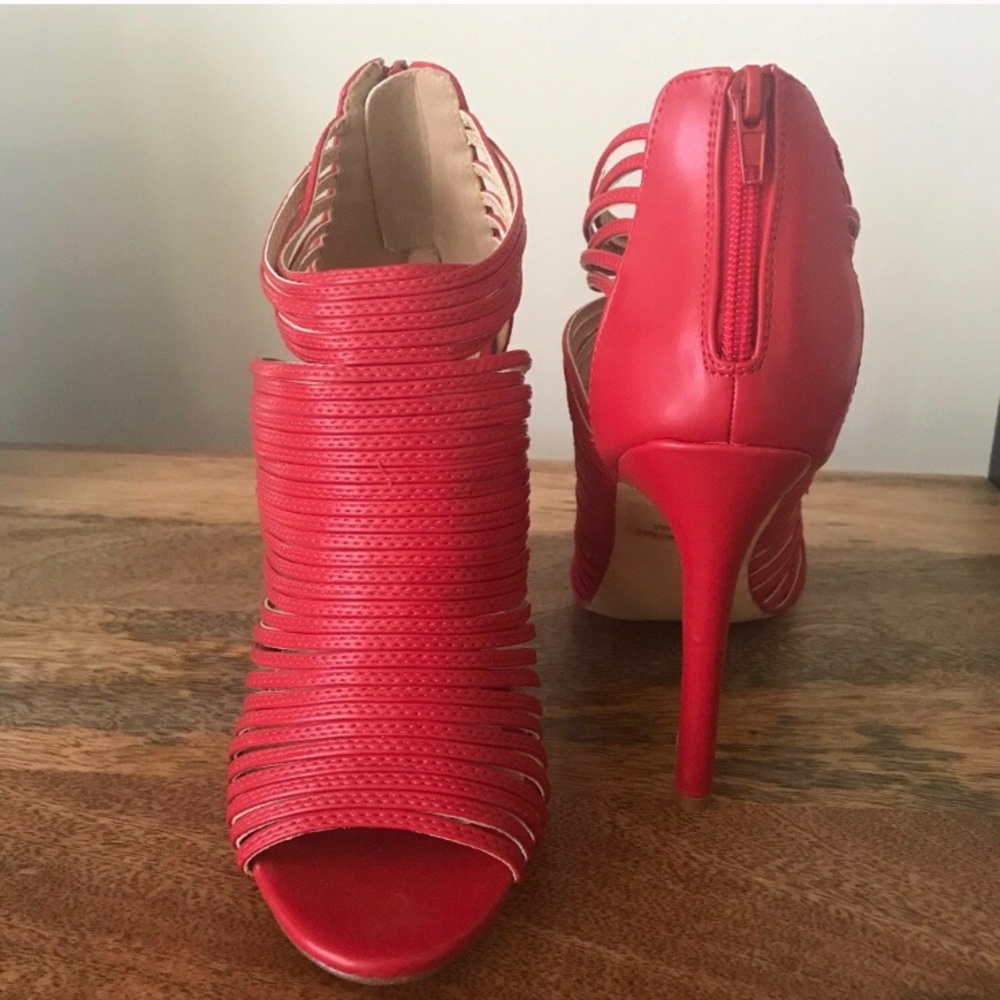 Beautiful Red Strappy heels!